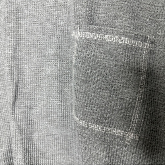 Shein waffle knit  pocket long sleeve Tshirt - Picture 2 of 5